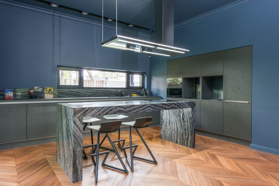 Modern kitchen island and conceptual design